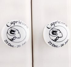 Capricorn Flat Ceramic Knob